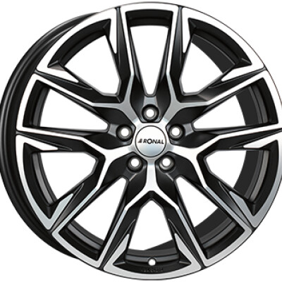 Ronal R71 9×21″ · 5×108 · ET36 · CB68 Anthracite Dark / Polished