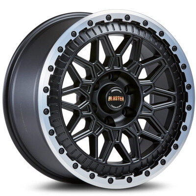 Fondmetal BLUSTER (8400) 8,5×17″ · 6×139,7 · ET25 · CB106,1 MATT BLACK MACHINED LIP